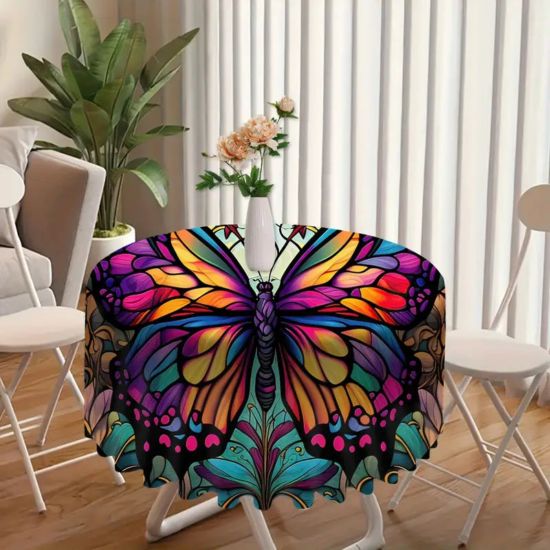 Butterfly Circular Table Cloth/ Tapestry