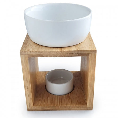 Bamboo & Ceramic Oil Burner