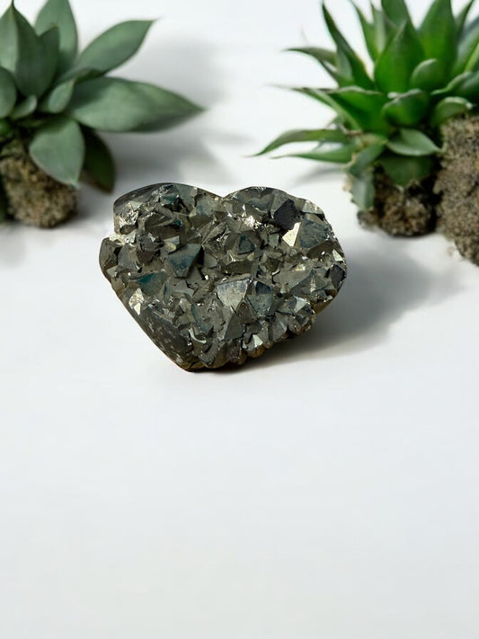 Pyrite Specimen Heart