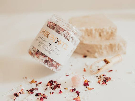 APHRODITE | goddess of love | crystal infused bath soak