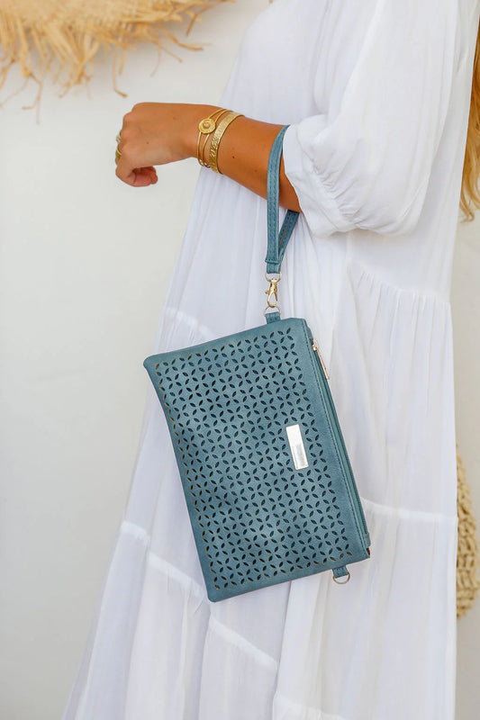 Denim Cross Over Vegan Bag