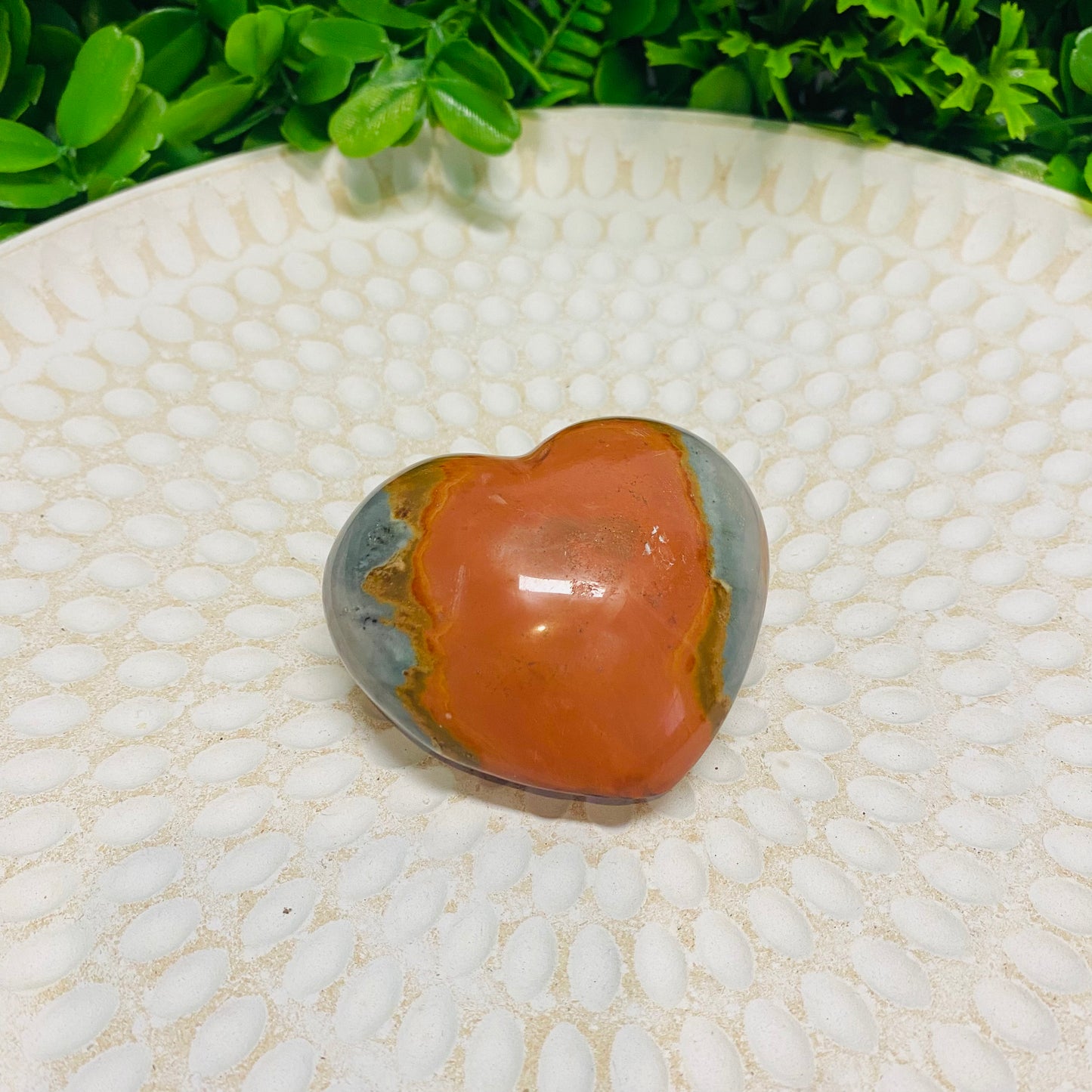 Polychrome Jasper Hearts 010