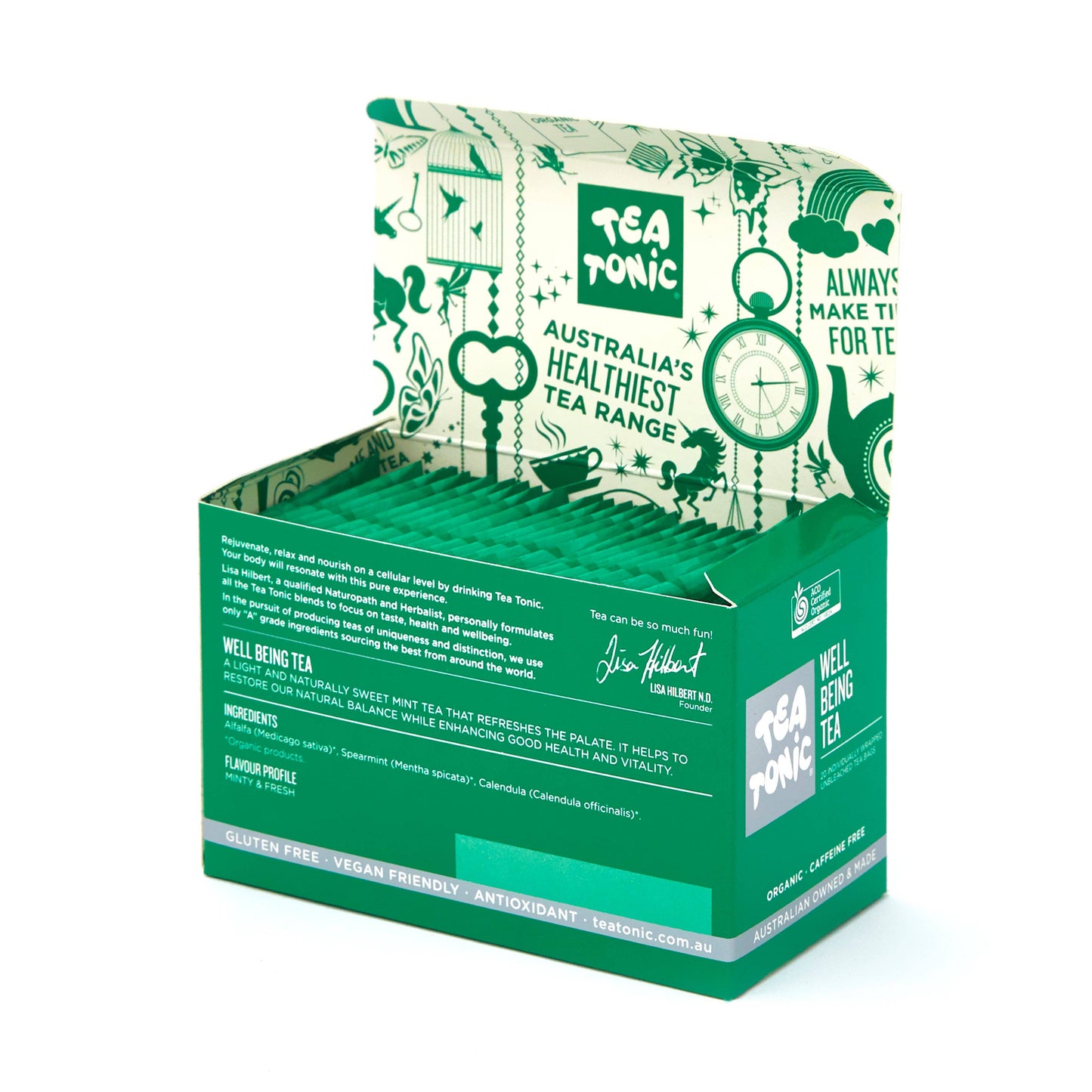Well Being Tea 20 Tea Bags - Box