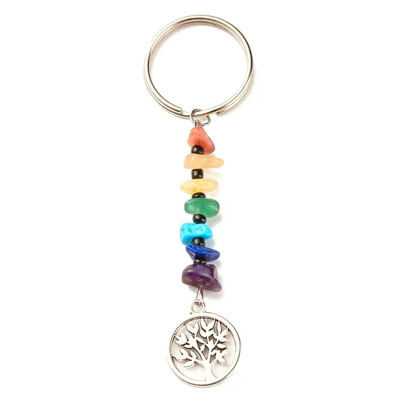 Chakra Tree Of Life Keyring