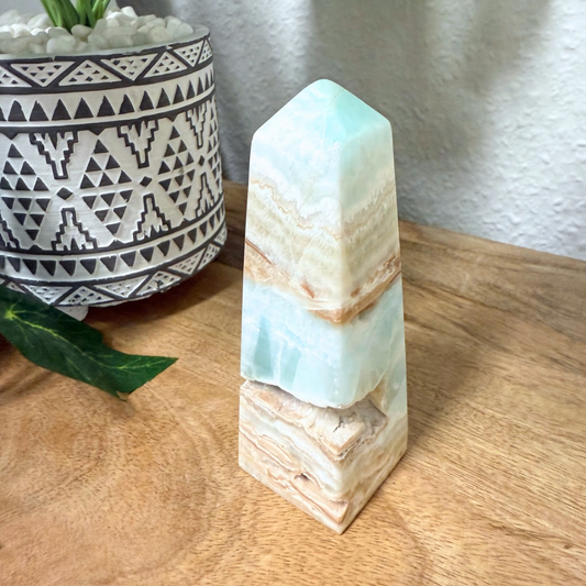 Caribbean Calcite Obelisk
