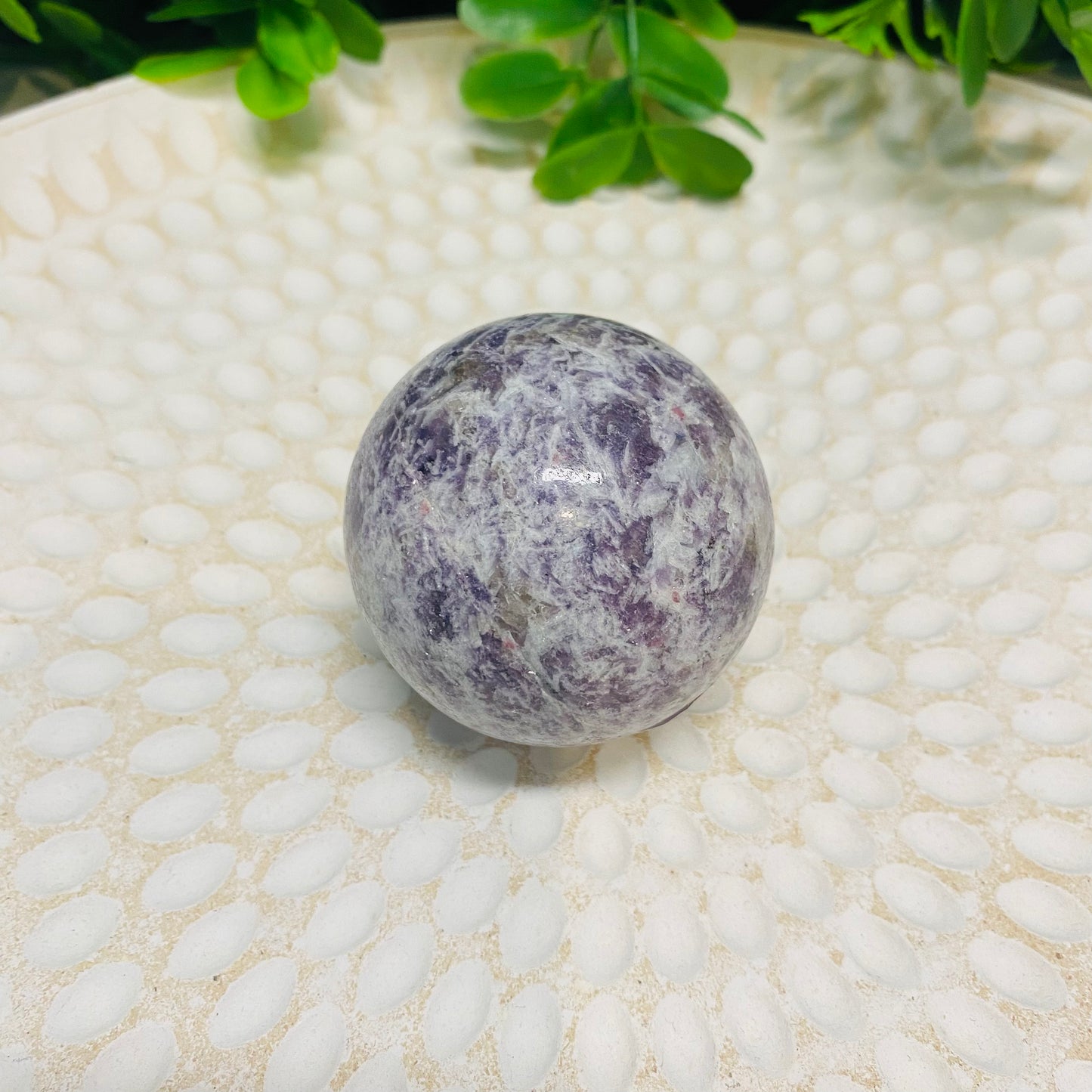 Lepidolite Sphere 006