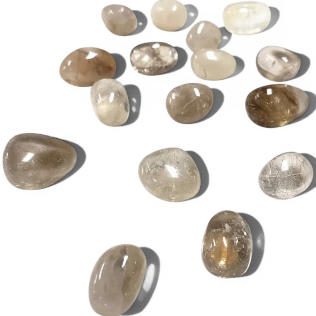 Golden Rutilated Quartz Tumble ~ Amplifies Spiritual Connection & Attracts Love