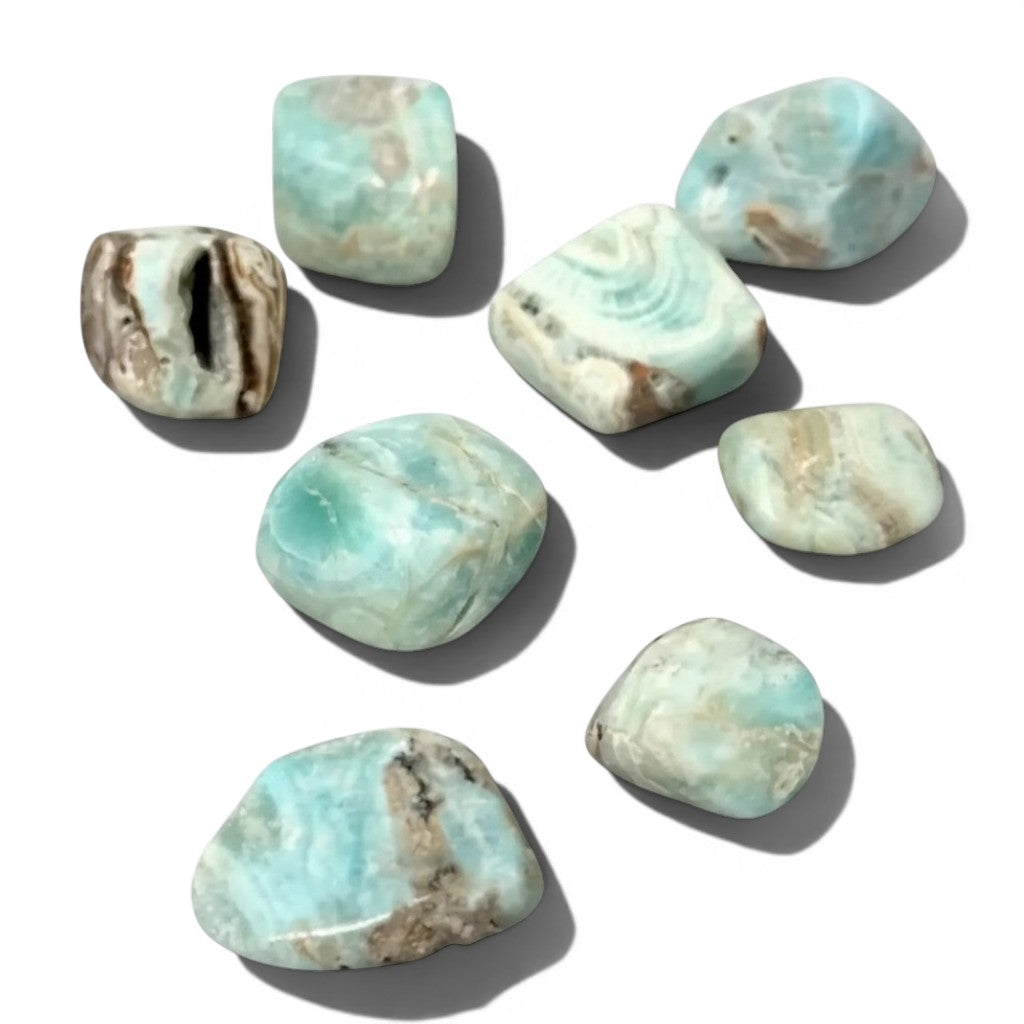 Blue Aragonite Tumble ~ Boosts Clear Communication & Compassion