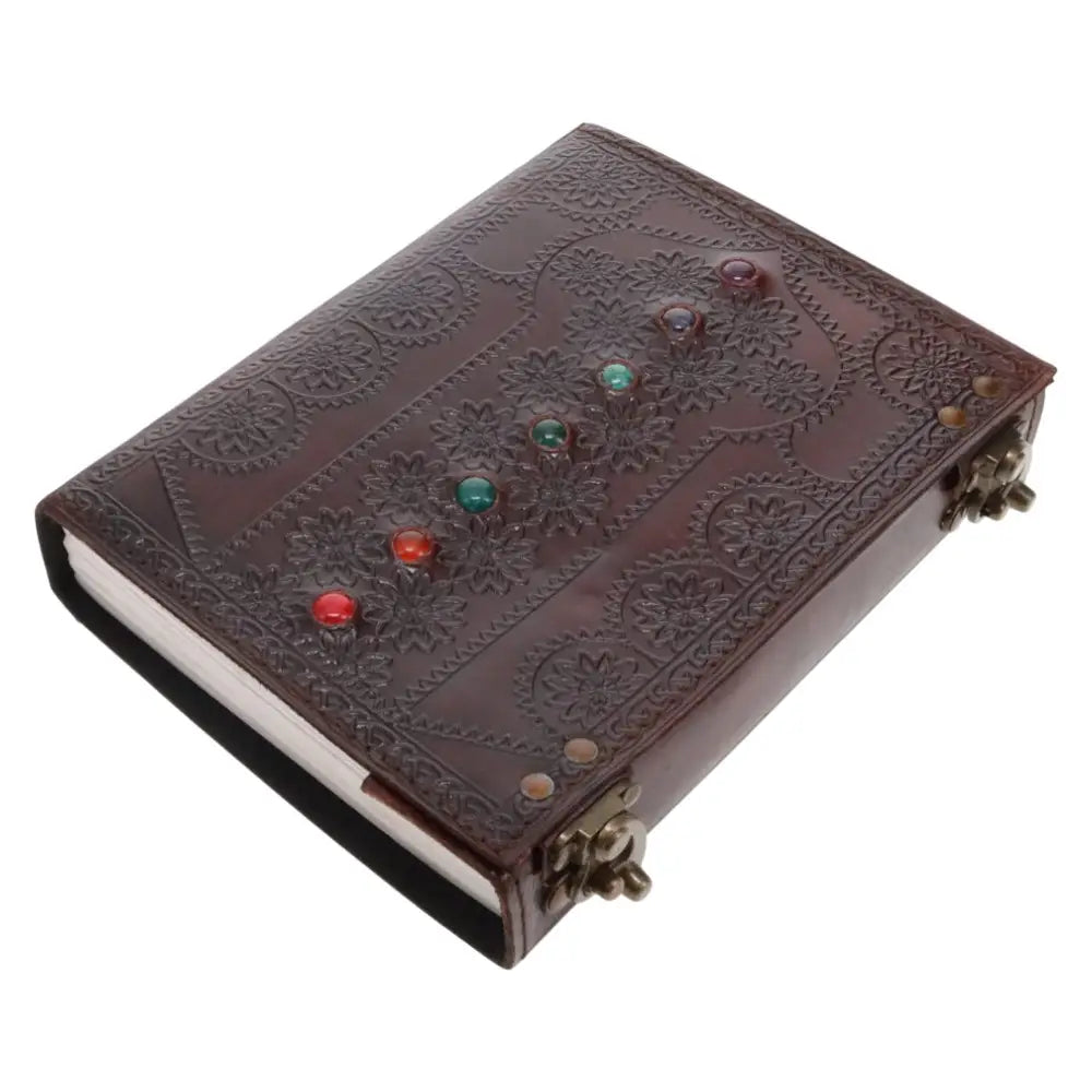 Chakra Stone Embossed Journal