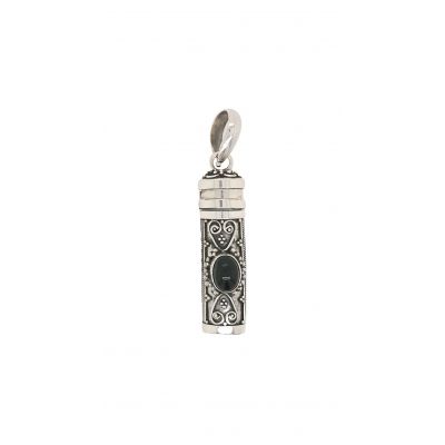 Black Onyx & Silver Keepsake Pen