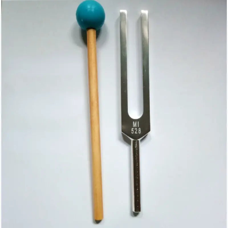 Solfeggio 528HZ Tuning Fork for Healing with Cloth Bag and Mallet