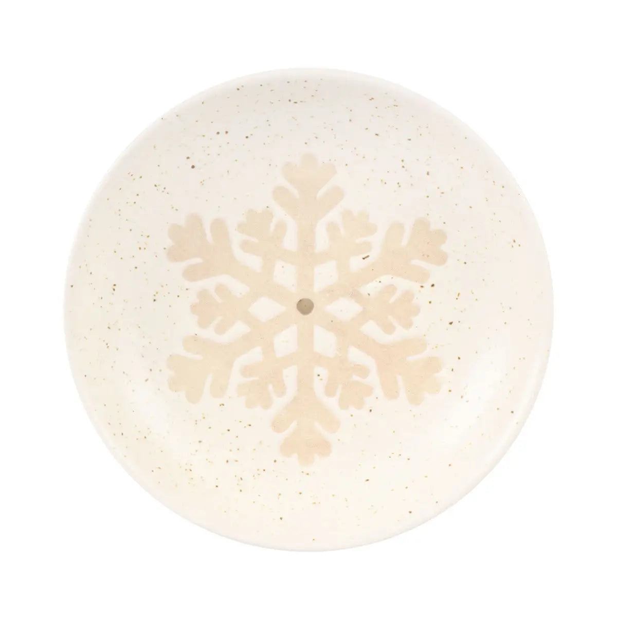 Snowflake Ceramic Incense Holder
