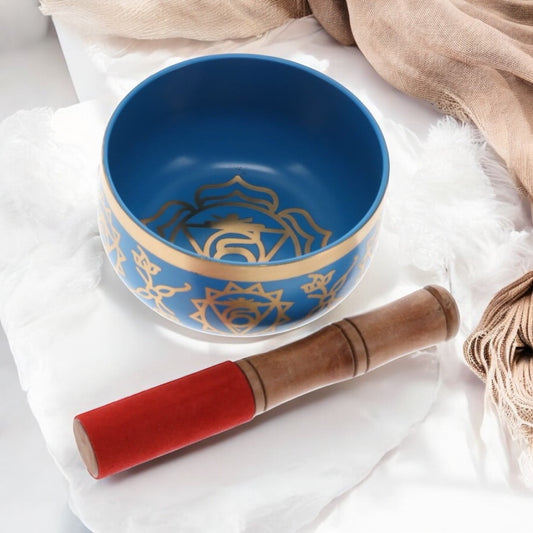 SINGING BOWL - Chakra Throat Blue