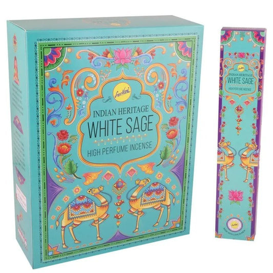 Sree Vani Indian Heritage White Sage Incense