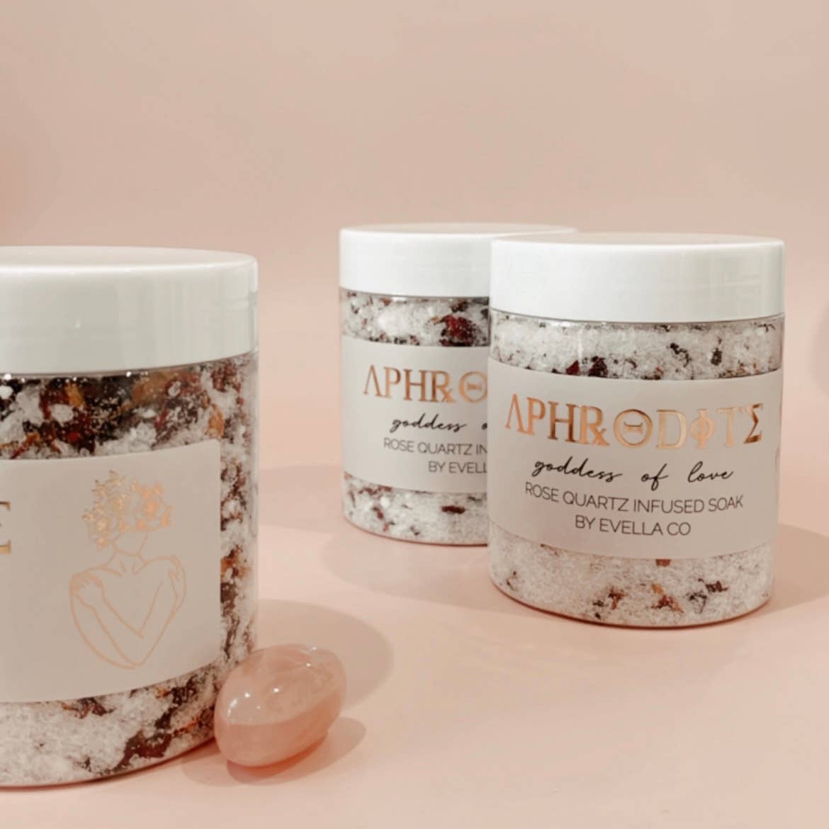 APHRODITE | goddess of love | crystal infused bath soak