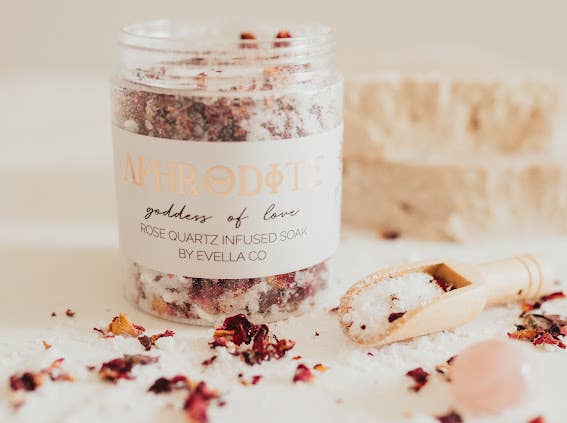 APHRODITE | goddess of love | crystal infused bath soak