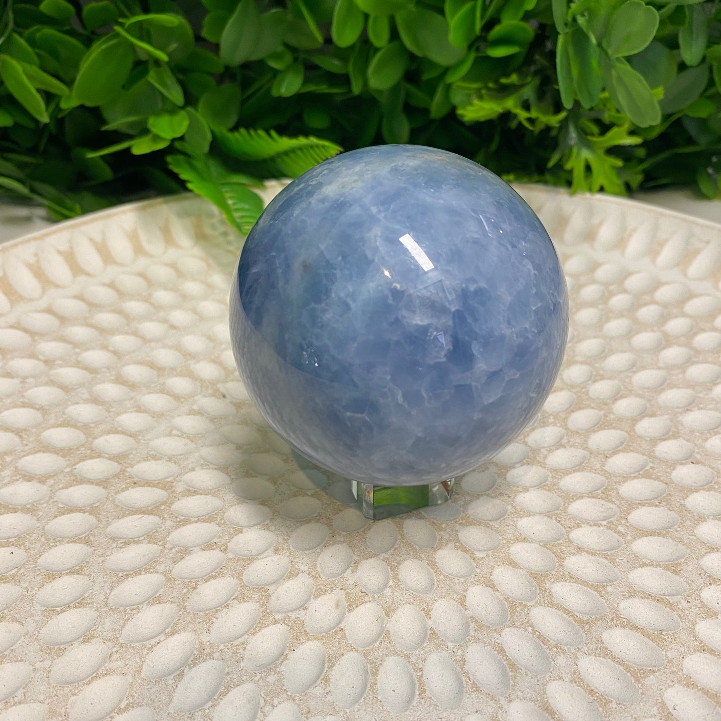 Blue Calcite Sphere 003