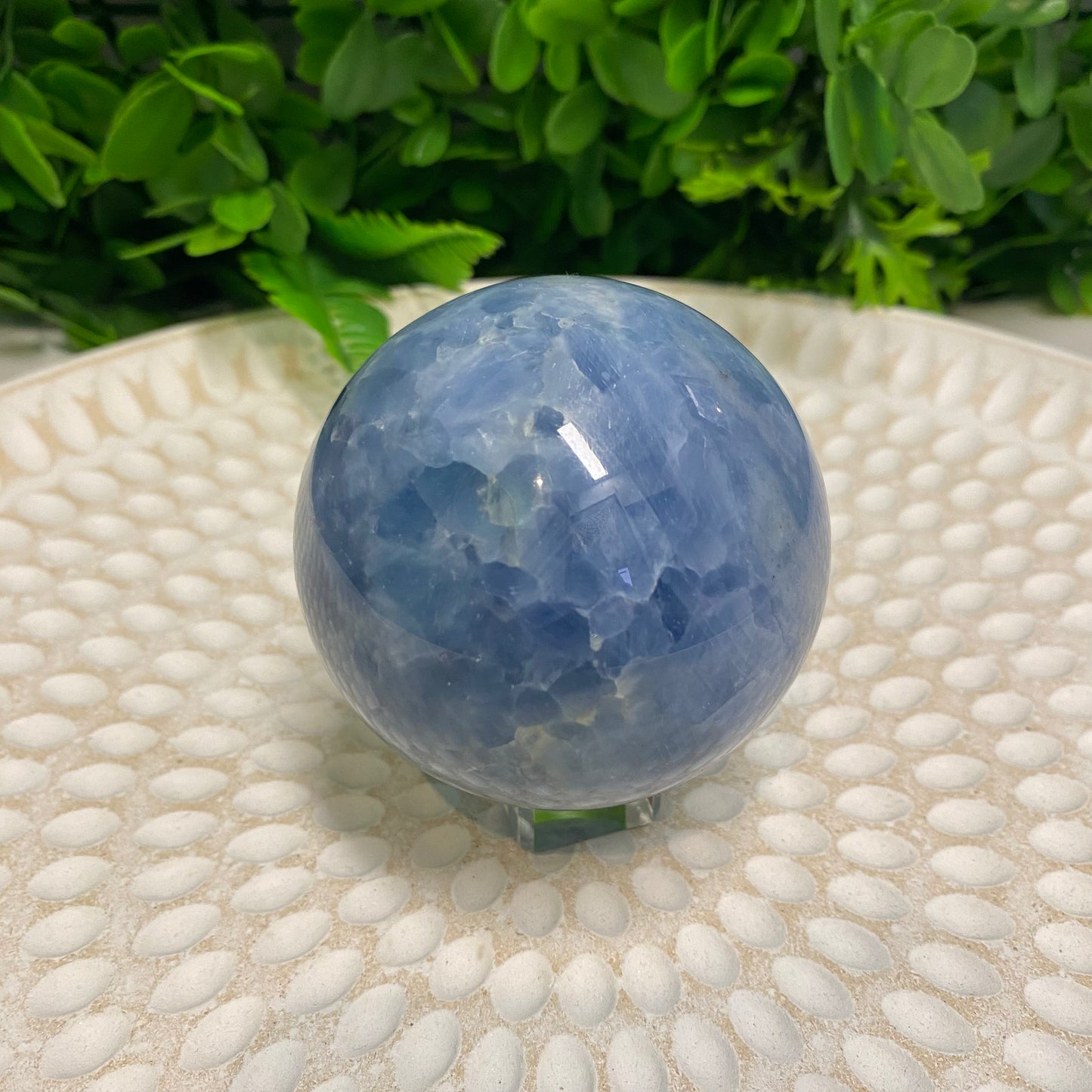 Blue Calcite Sphere 003