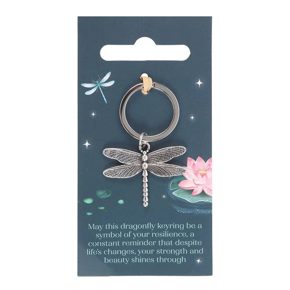 Dragonfly Metal Keyring