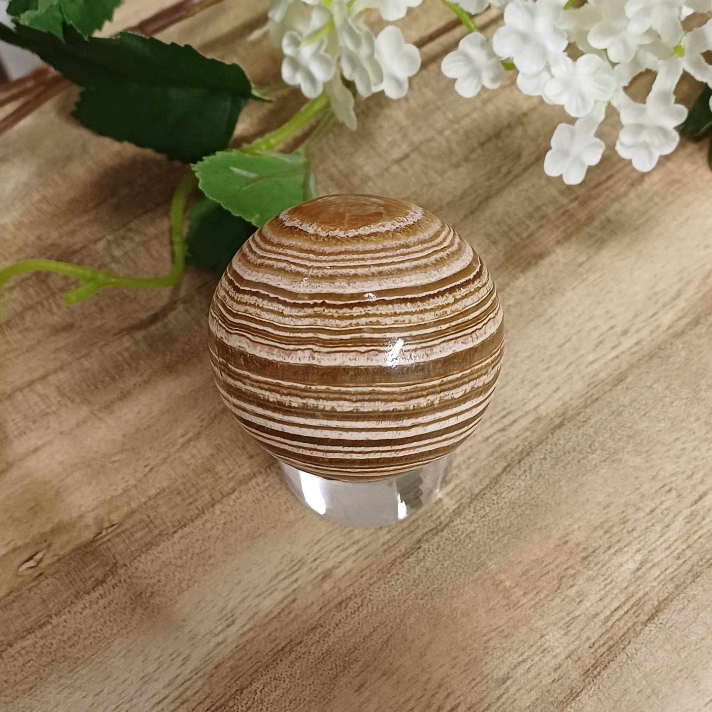 Brown Aragonite Sphere 003