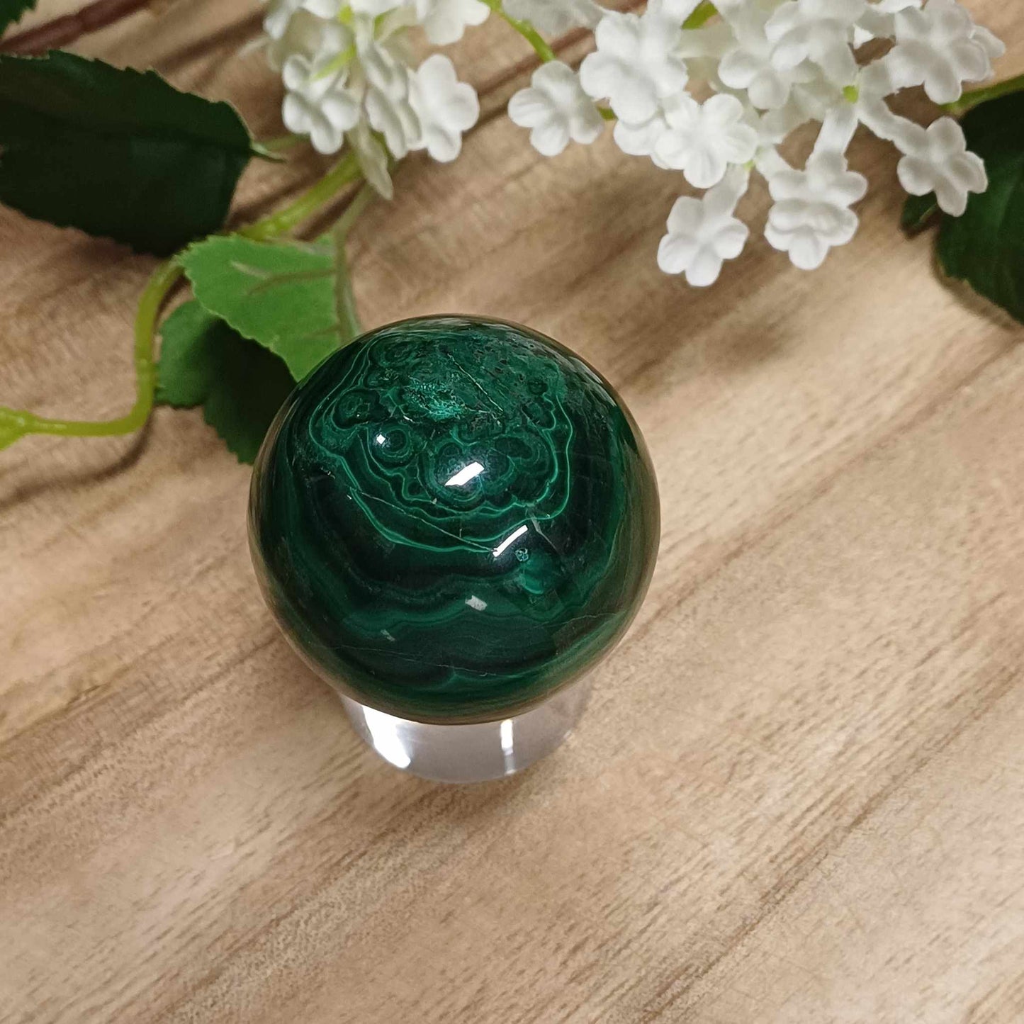 Malachite Sphere 001