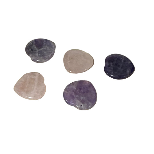 Rose Quartz Crystal Heart Sphere Stands