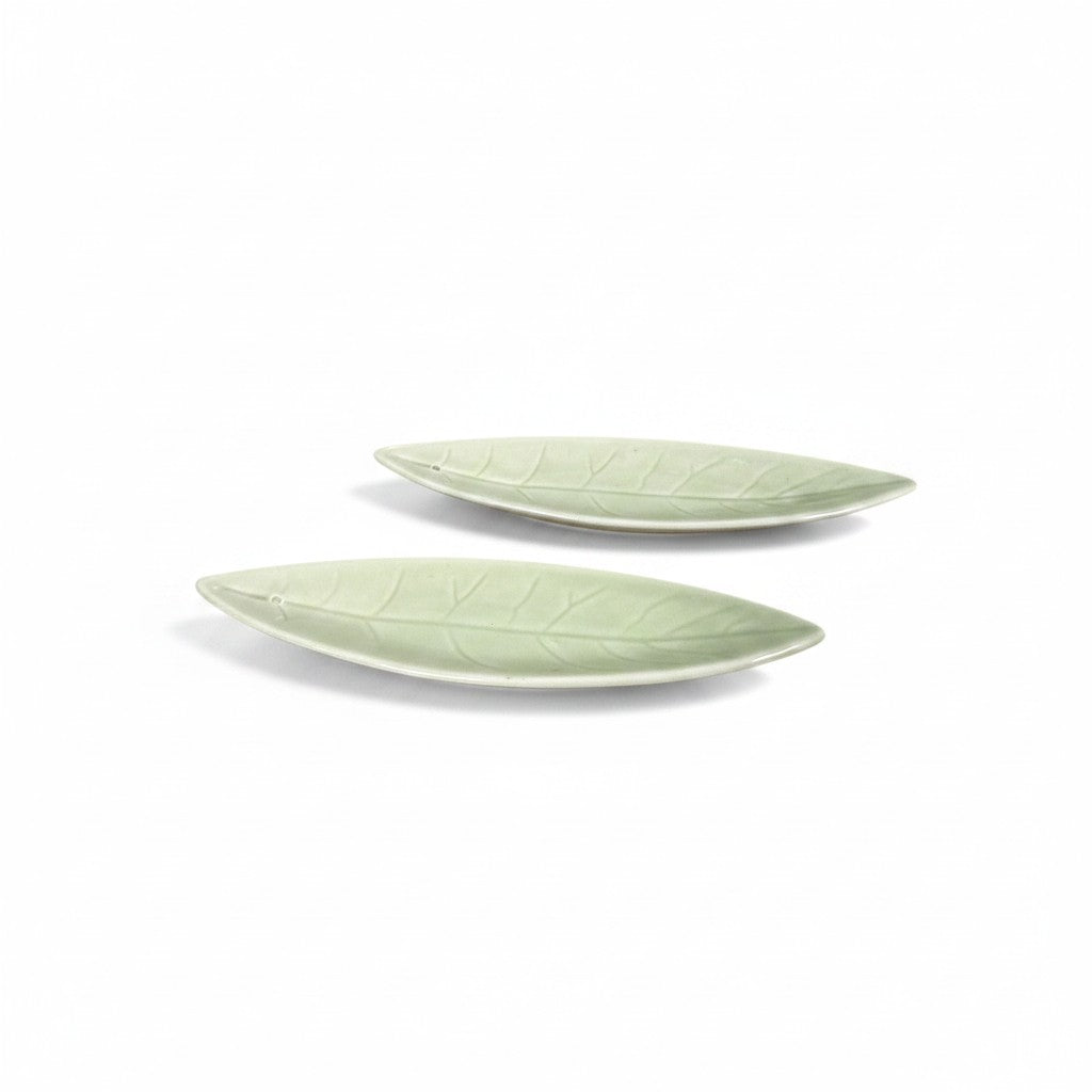 Ceramic Leaf Incense Holder