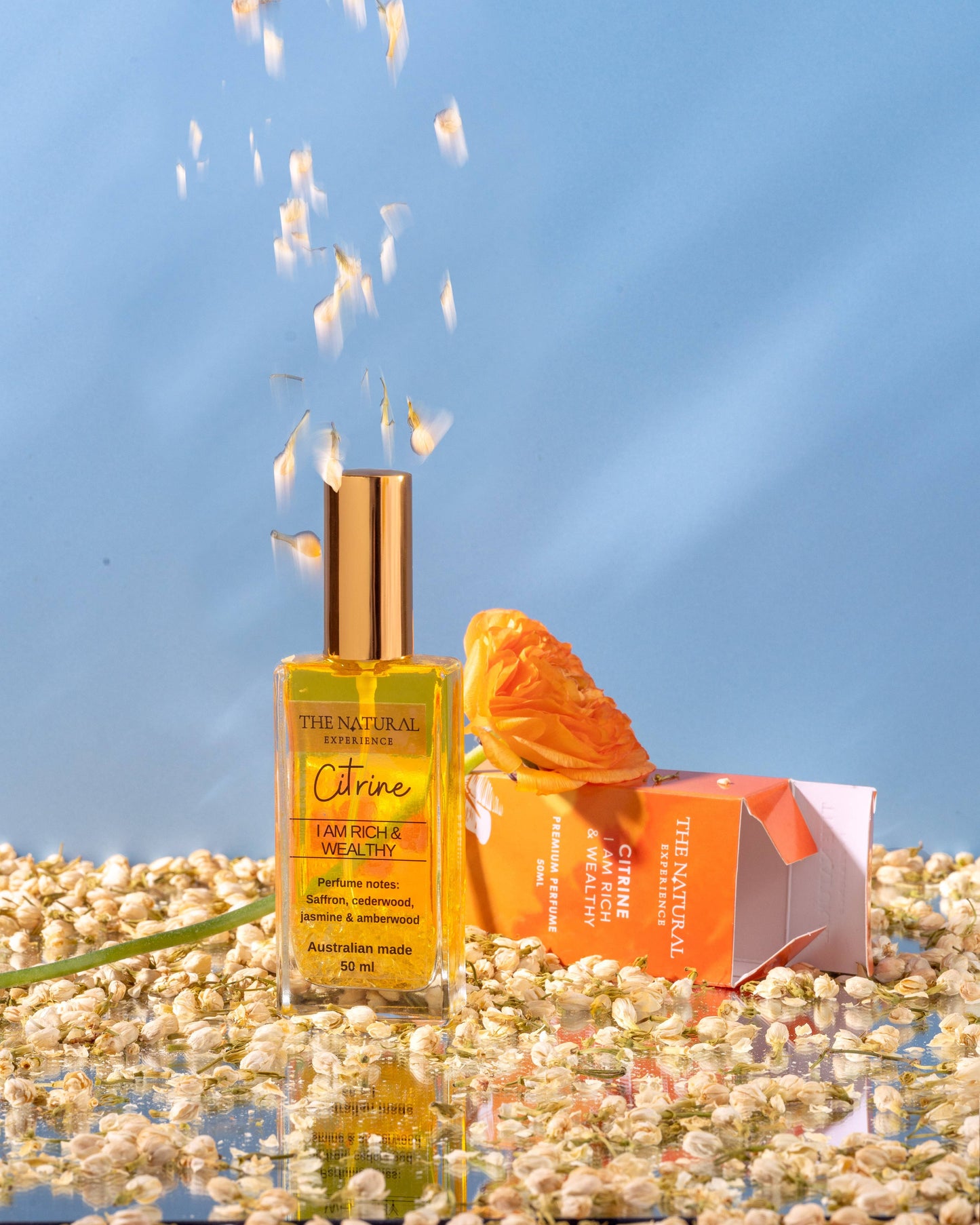 Citrine – I am Rich & Wealthy – Perfume for Money Wealth and Abundance.: 100mL