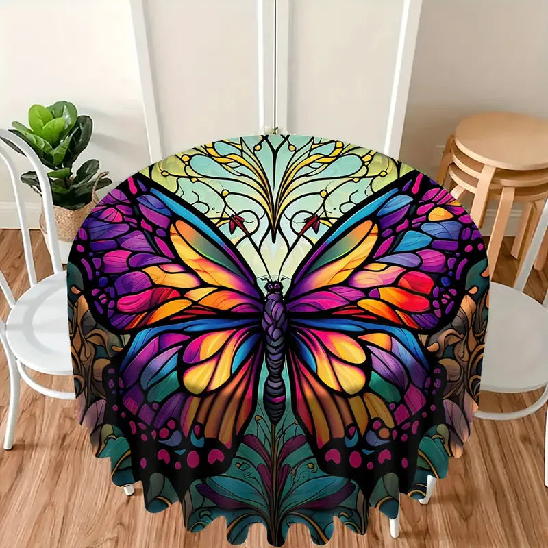 Butterfly Circular Table Cloth/ Tapestry