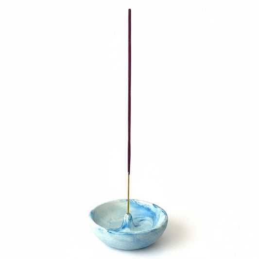 Incense Holder Blue 8.5cm