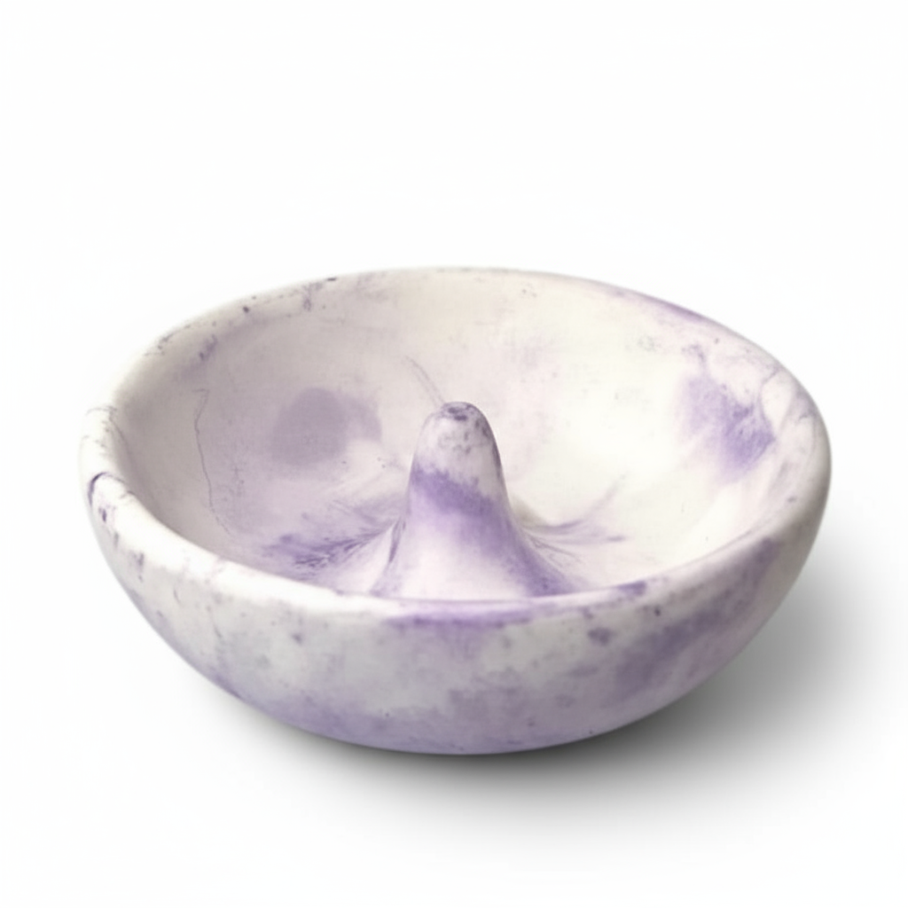 Incense Holder Purple 8.5cm