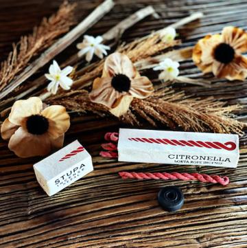 Citronella Rope Incense- Lokta Paper Tube
