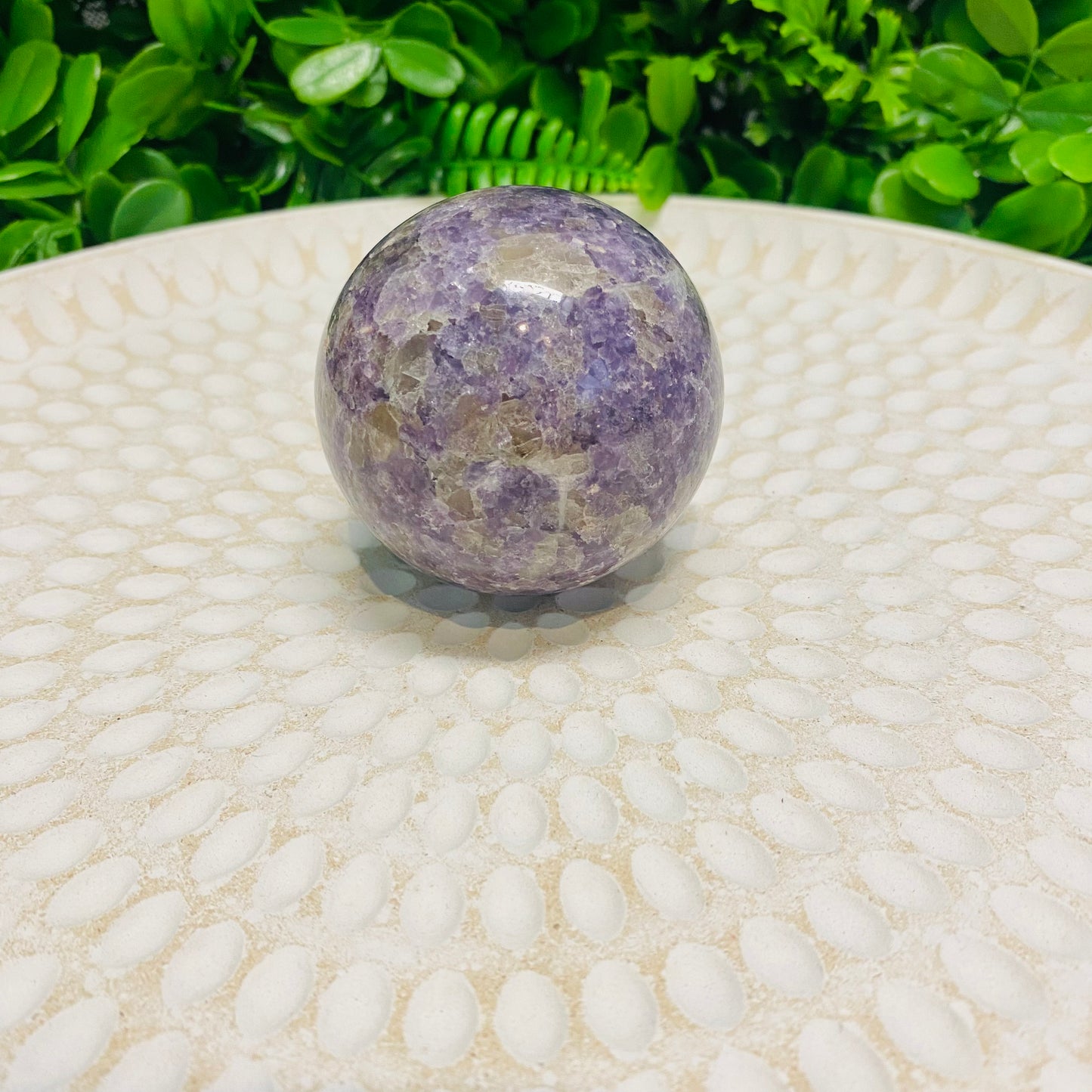 Lepidolite Sphere 005