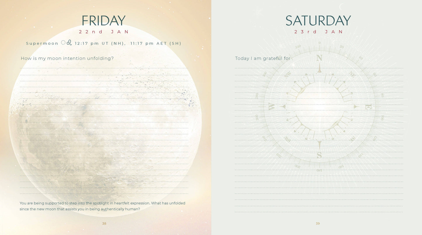 2027 Gratitude Diary & Daily Planner Calendar