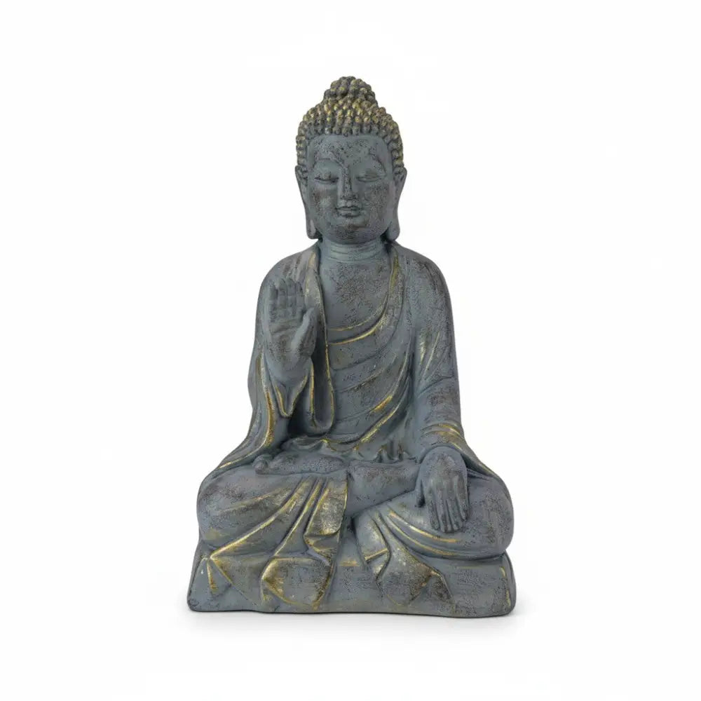 5cm Rulai Garden Buddha with Gold Brush Finish buddha statue