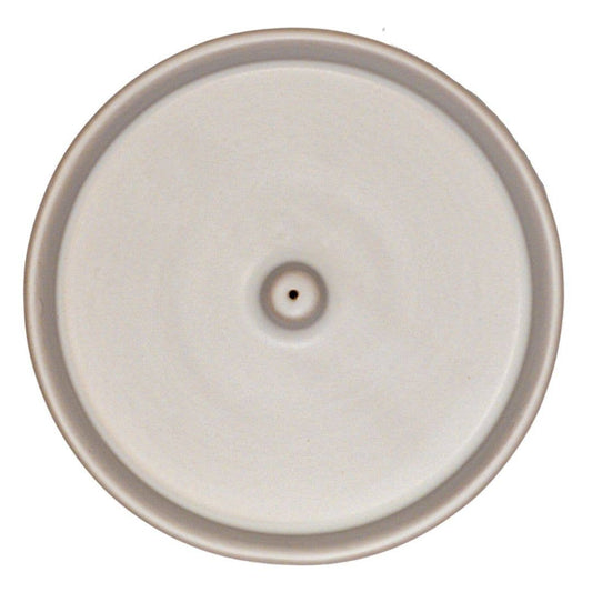 Ceramic incense holder: White