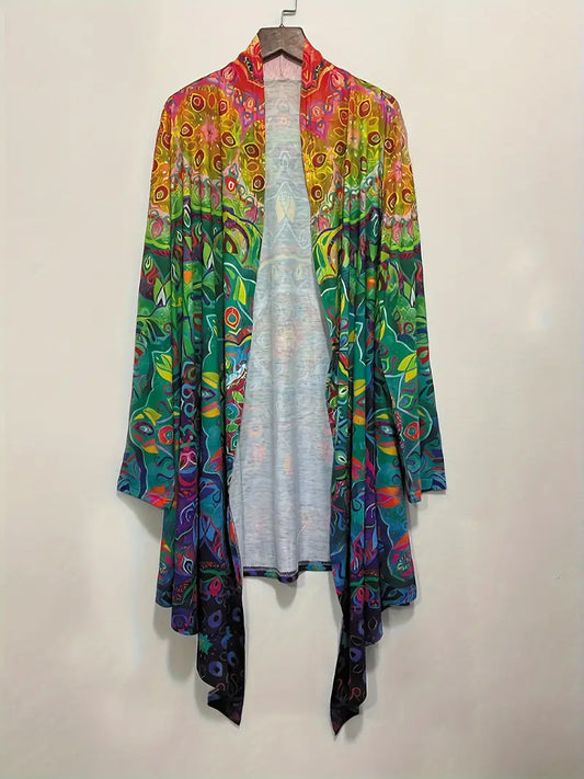 Boho Chic Cardigan Mandala Multi Colour