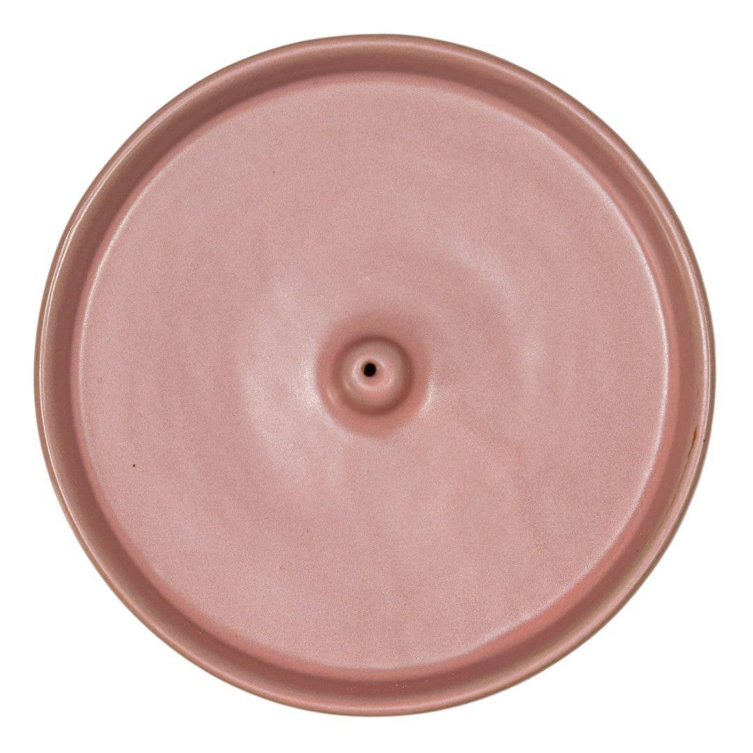 Obsidian Ceramic incense holder: Black