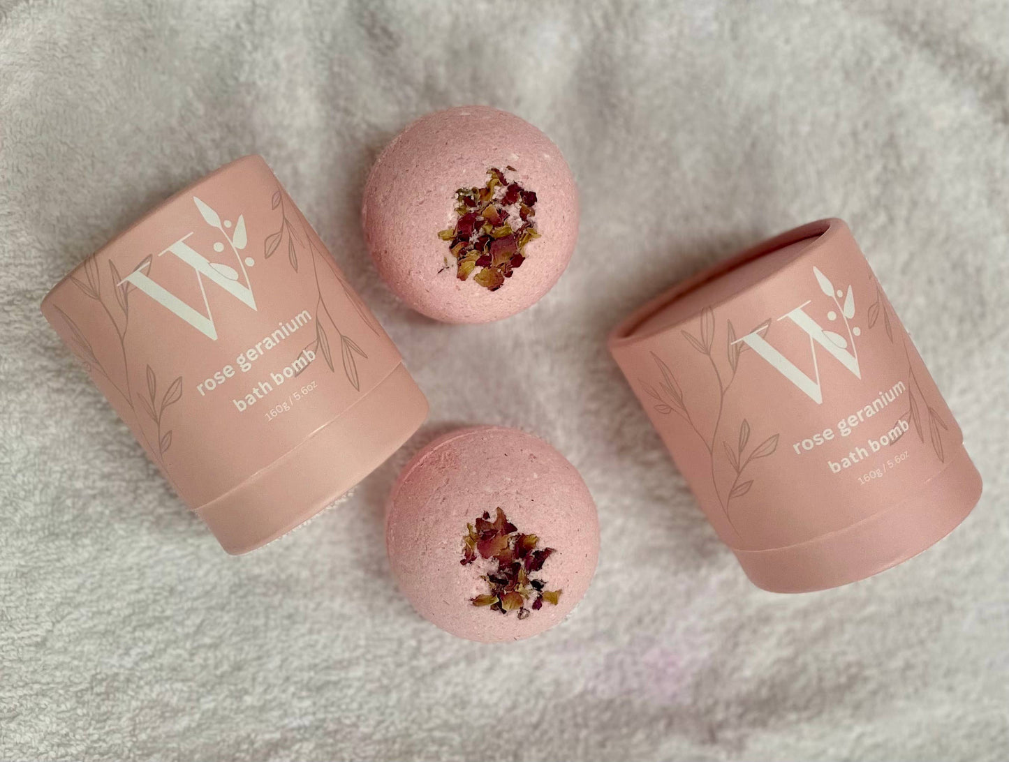 Bath Bombs - rounds: Lemon myrtle & lemongrass
