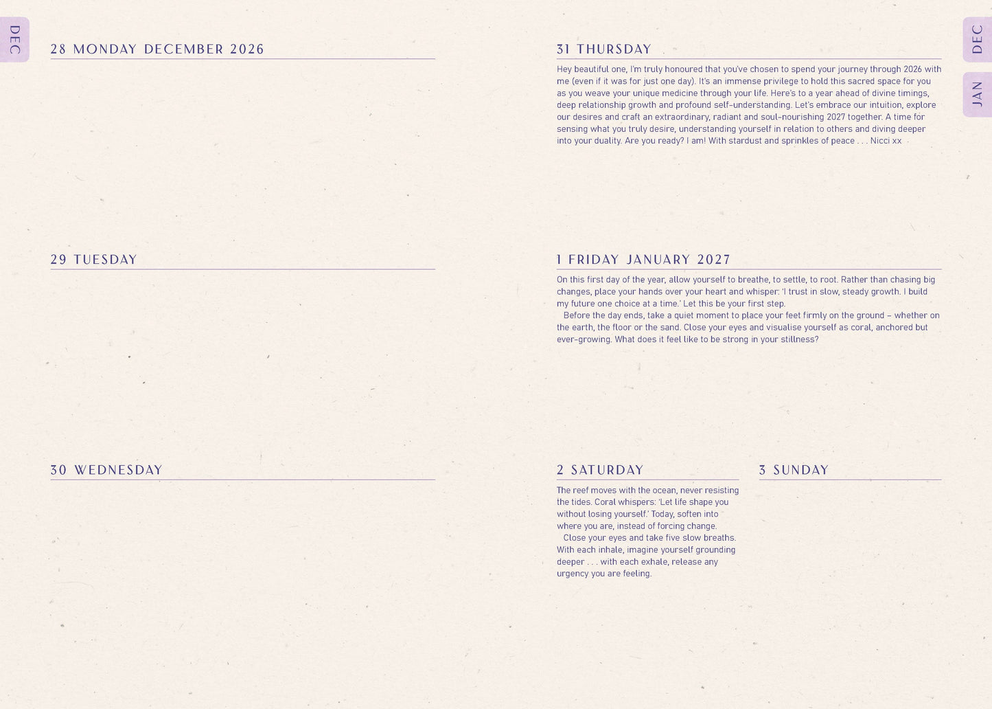 2027 Moon Goddess Diary - Southern Hemisphere
