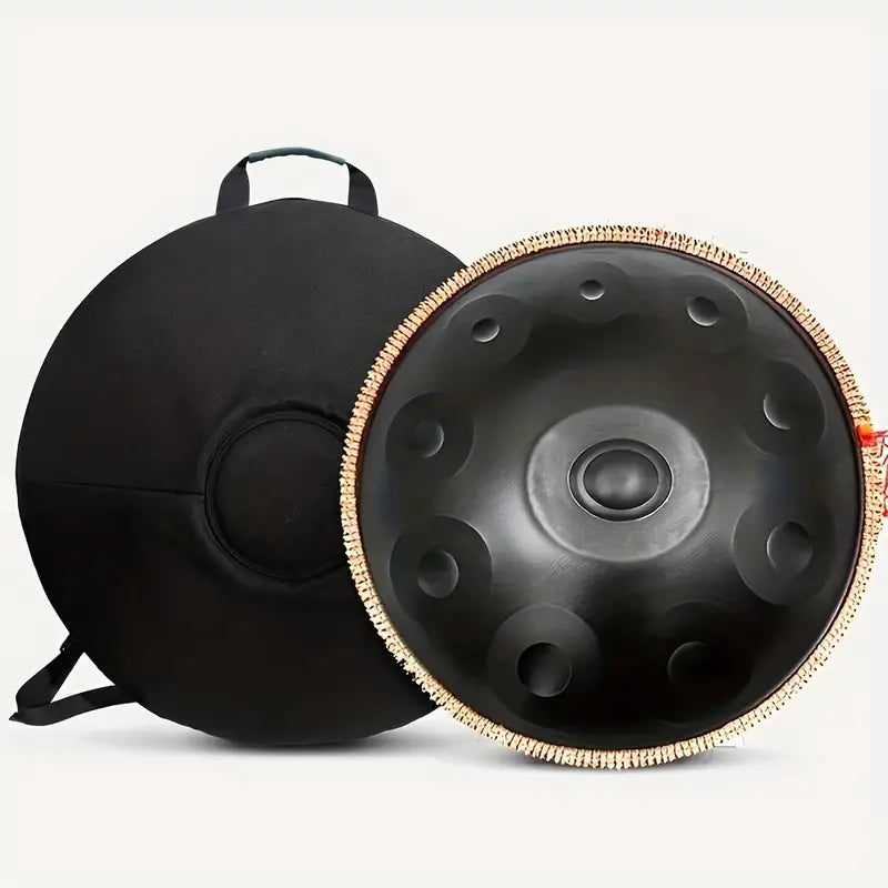 Handpan Drum 432Hz - Black 10 Note D Minor