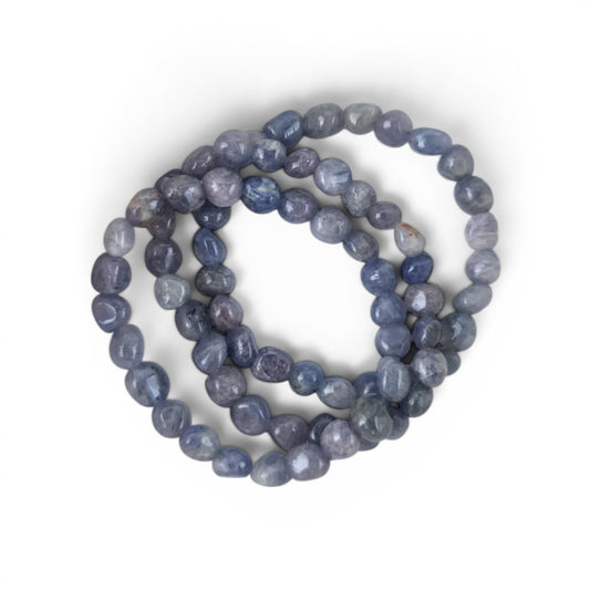 Iolite Tumble Bead Bracelet