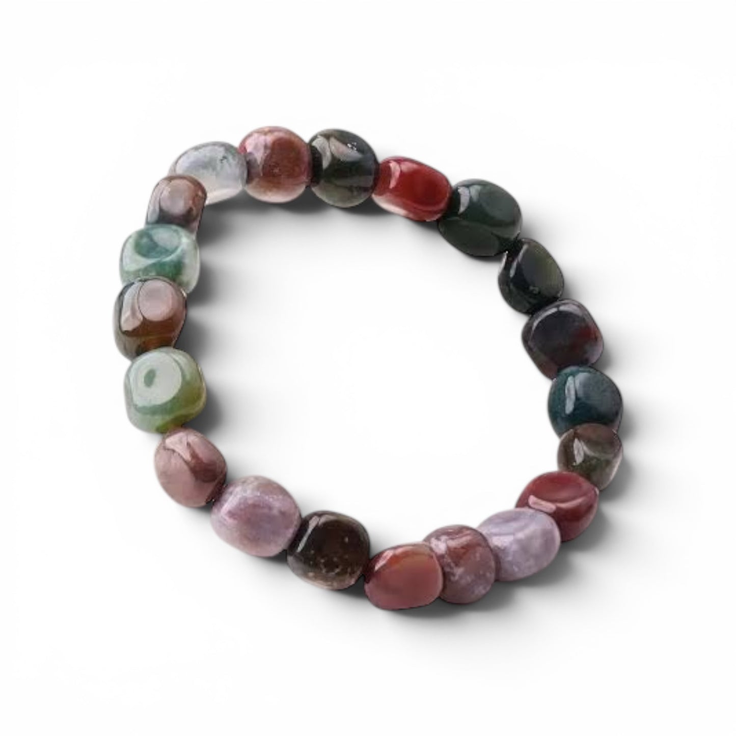 Bloodstone Tumble Bead Bracelets