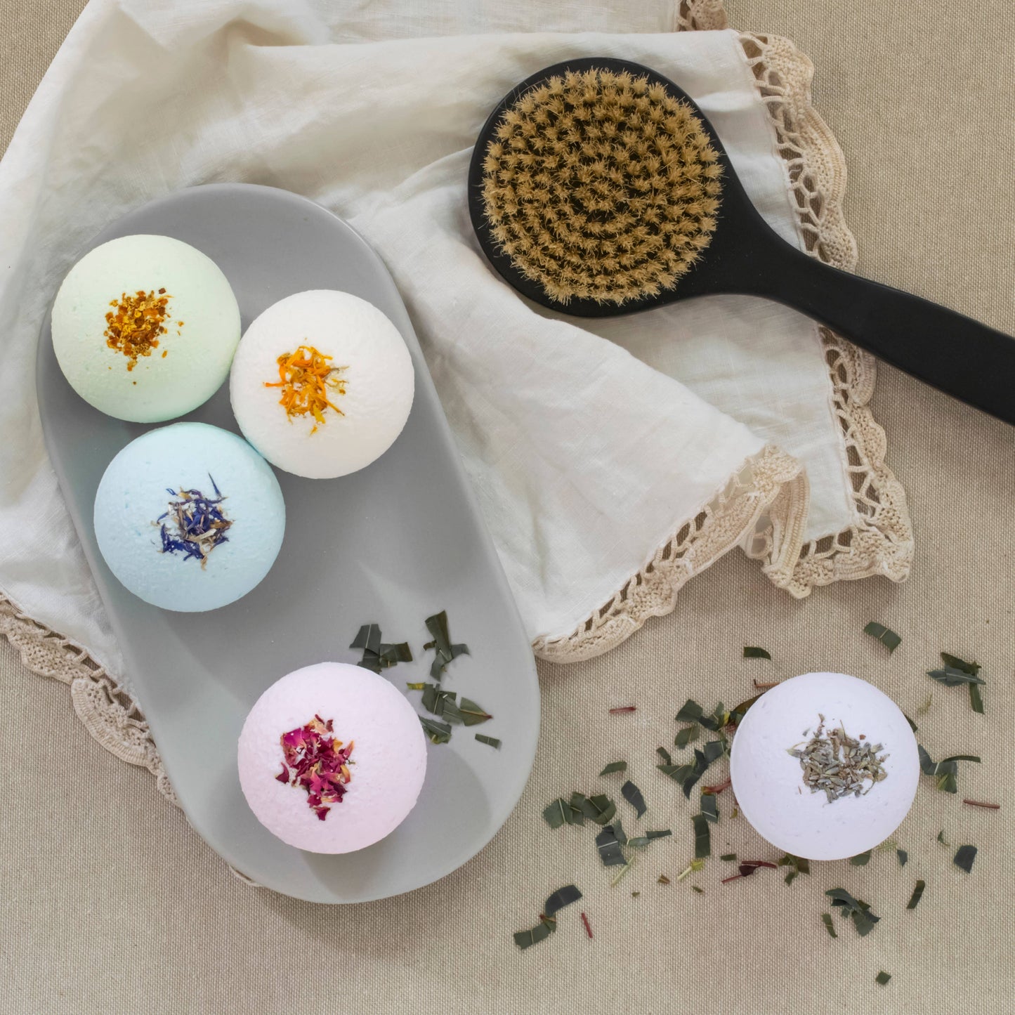 Bath Bombs - rounds: Ocean breeze