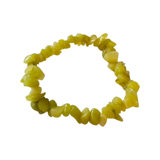 Lemon Jade Chip Bracelet