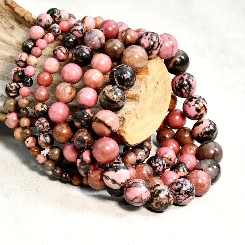 Rhodonite Bead Bracelets