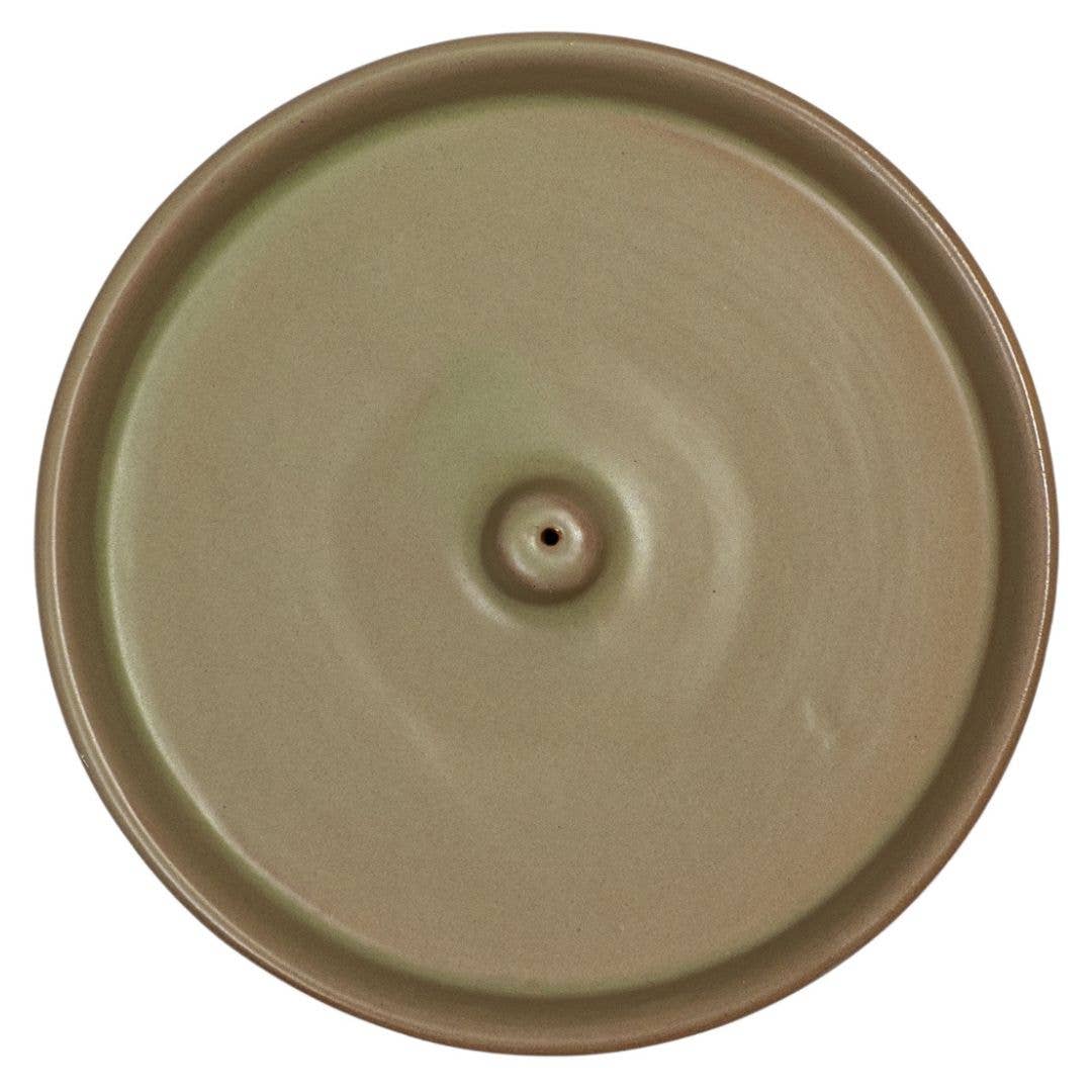 Ceramic incense holder: White