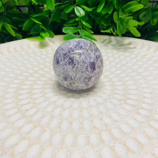 Lepidolite Sphere 006