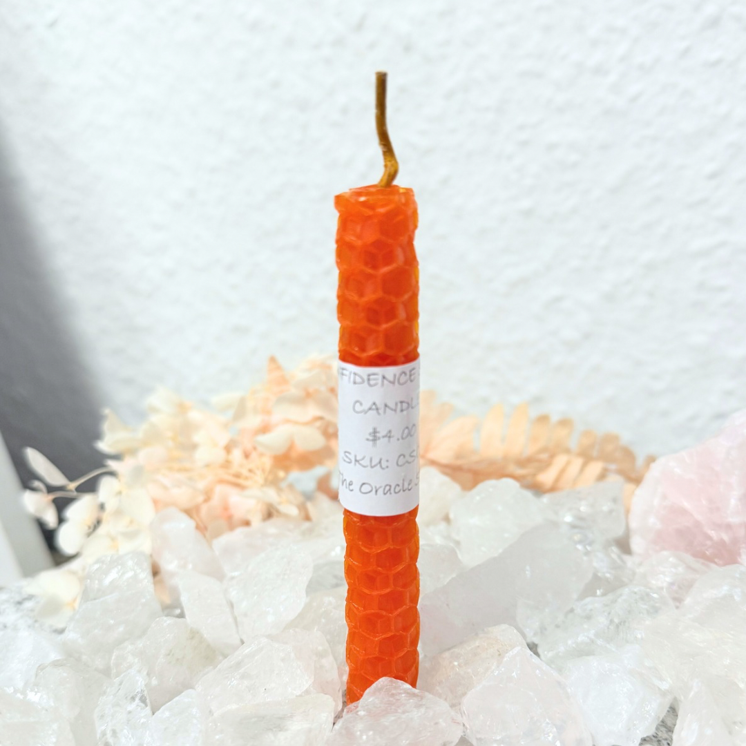 CONFIDENCE Spell Candle Bees Wax