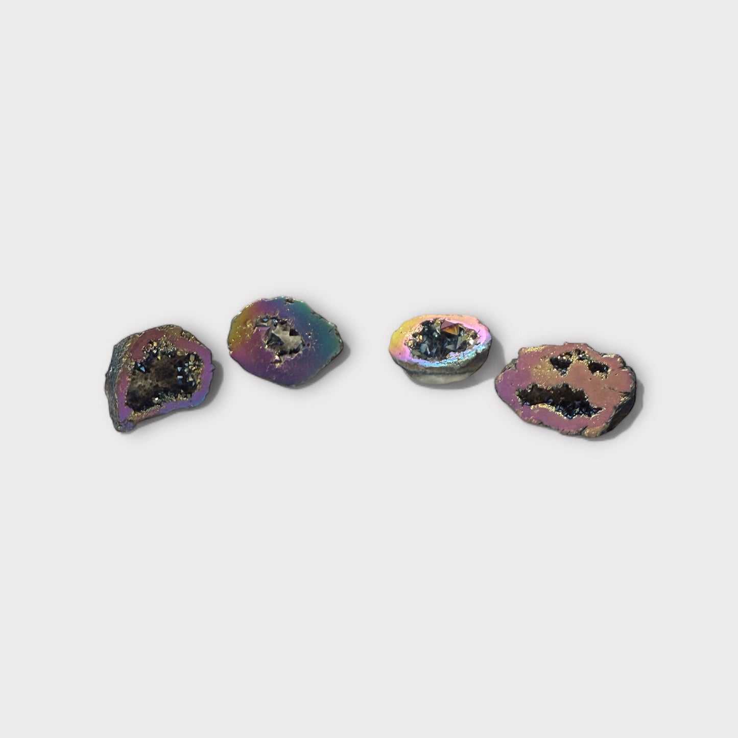 Rainbow Quartz Mini Geodes
